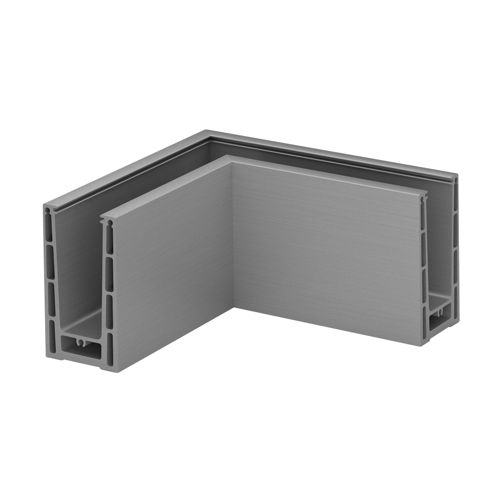 Vloerprofiel hoek 90°, Prime top, MOD 8411 alu