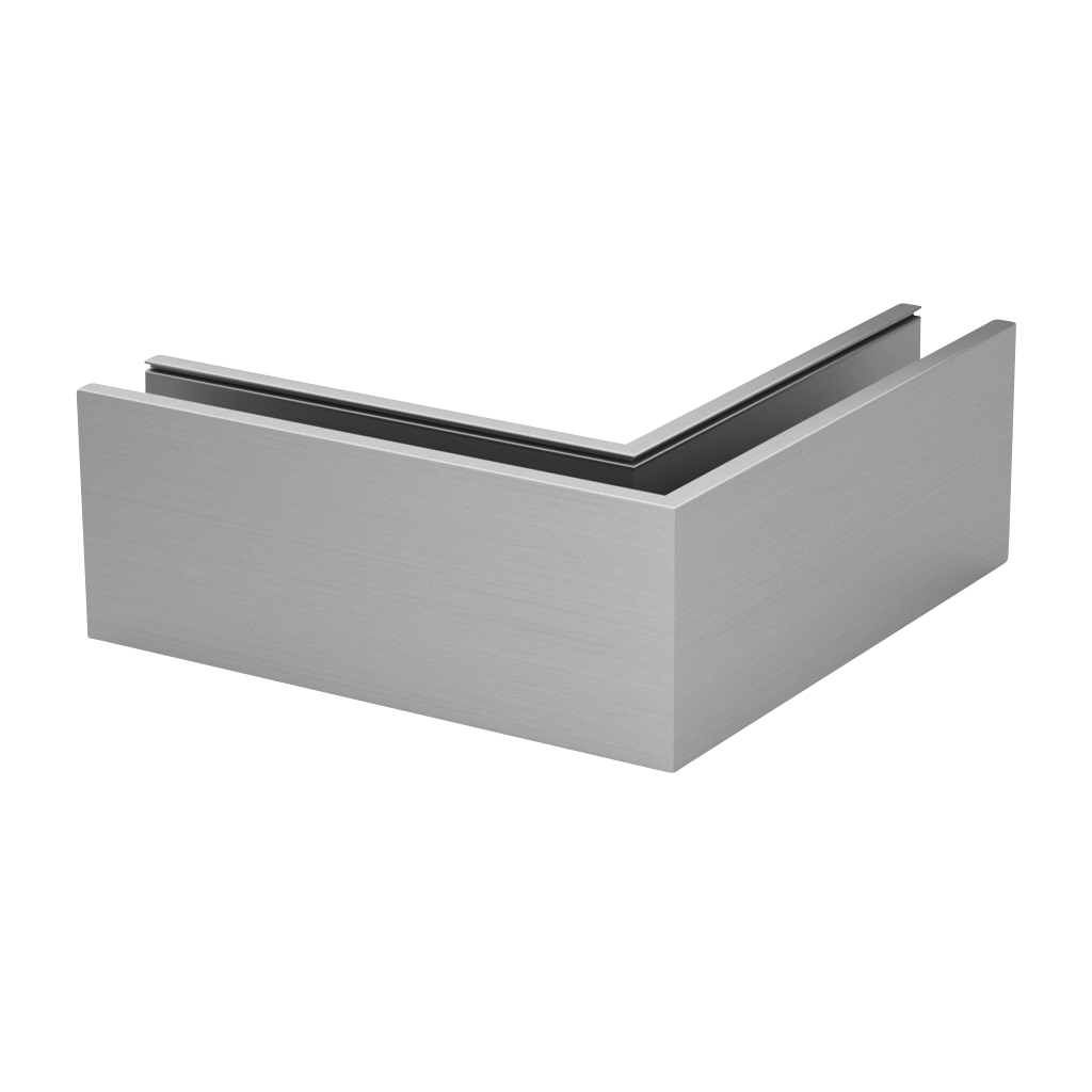 Hoek 90°, Easy Glass Prime F top MOD 8421, alu