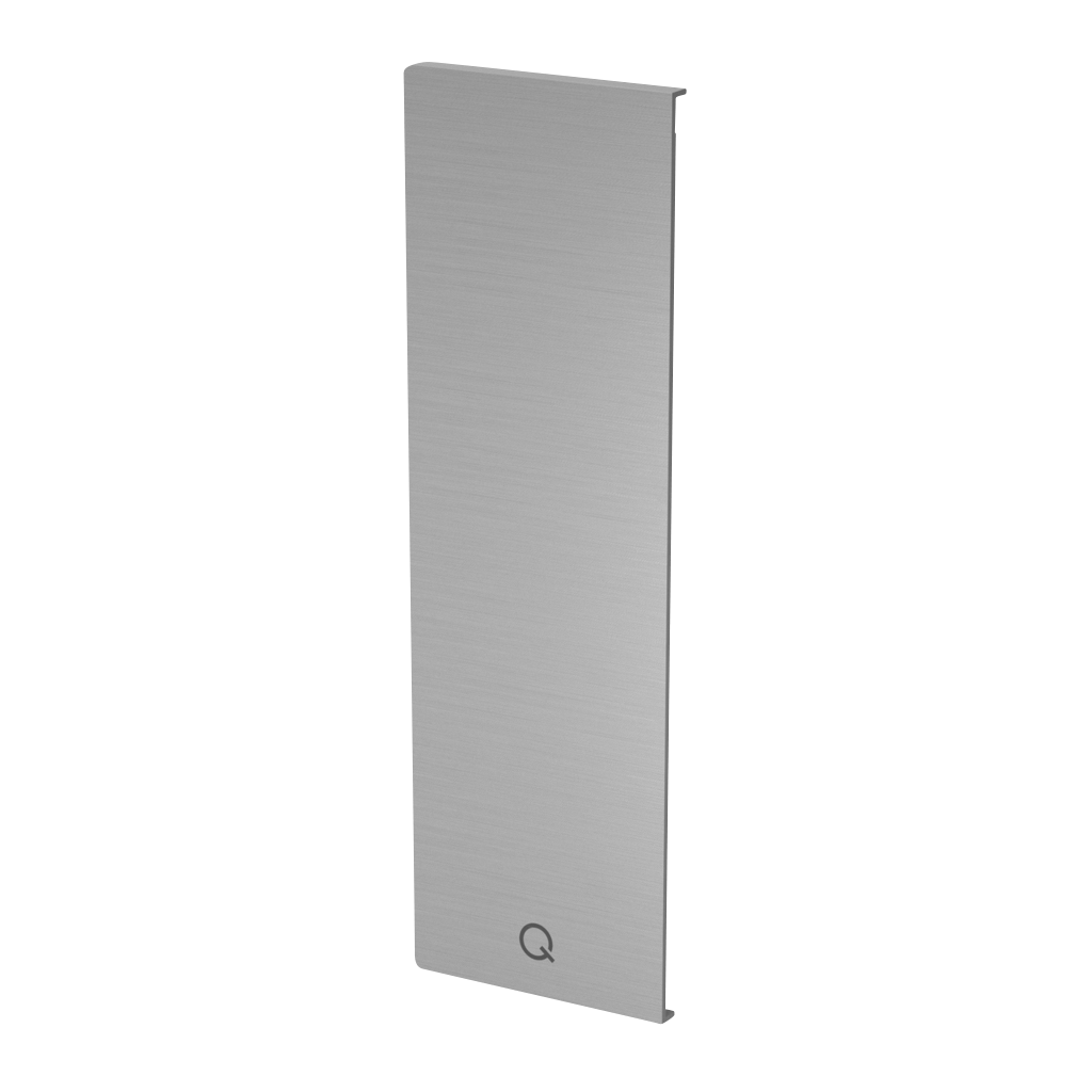 Eindkap, Easy Glass Prime \"Y\", zijmontage, alu; 168442-02-18